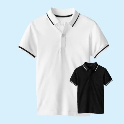 Áo Polo - Áo Thun Cổ Trụ Giá Cực Rẻ Vải Thoáng Mát, Họa Tiết Sọc Tinh Tế