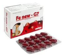 Bổ sung sắt cho mẹ bầu Fe new G7 cung cấp vitamin cho cơ thể viên
