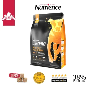 Nutrience Subzero Grain-free Fraser Valley food for dogs - turkey, salmon, herring, cod and natural fruits and vegetables