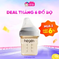 Bình sữa cao cấp PPSU Hegen 150ml (1-3M)