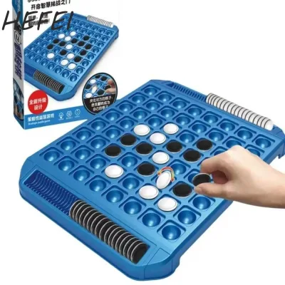 HEFEI Flip Black White Chess Board, Trò chơi trên bàn Tương tác giữa cha mẹ và con cái Cờ vua lật ngược cho trẻ em, Cảm ứng sáng tạo Flip Montessori Di động Đảo chiều Chiến lược Board Game Trẻ em Bé trai Bé gái