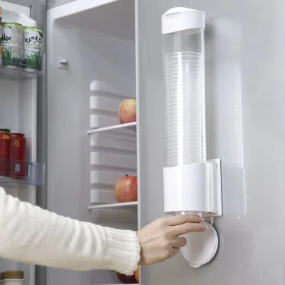 Wall-mounted, dust-proof, environmental friendly and durable disposable paper cup holder
