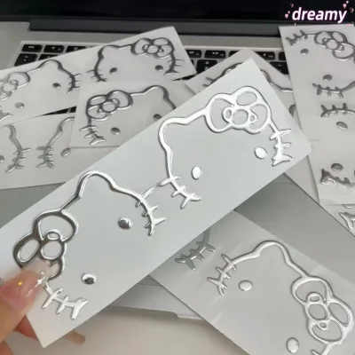 💕Dreamy💕Kawaii Hello Kitty Bạc Dán Hoạt Hình Dễ Thương Kitty Ngoại Vi Di Động Sinh Viên Máy Tính Dán Xe Hơi Pvc Cốc Nước Dán