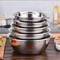 BỘ 5 CHẬU INOX XUẤT NHẬT TIỆN LỢI