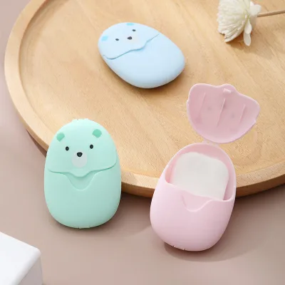 Xà Phòng Giấy Rửa Tay Dùng Một Lần Bỏ Túi Du Lịch Tiện Lợi Hộp 50 Miếng Dễ Thương Tiện Lợi [ HCM ]