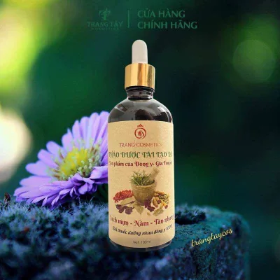Thảo dược tái tạo da Nhân Sâm 100ml bong nám, mụn, thâm , tàn nhang sau tái sinh da trắng sáng mịn màng mờ sẹo rỗ chai 100ml