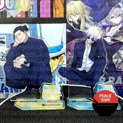Mô hình Standee JUJUTSU KAISEN ver HỌC SINH Suguru GETO Satoru GOJO Chú Thuật Hồi Chiến mica acrylic