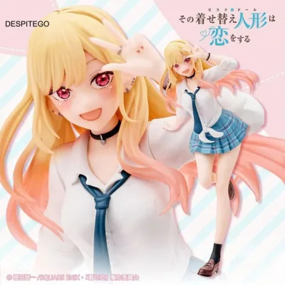 DESPITEGO My Dress Up Darling Hình, Kích Thước 18cm Đồng Phục Học Sinh Marin Kitagawa Hình Marin Hình Đứng Bộ Sưu Tập Mô Hình Chất Lượng PVC Mô Hình Quà Tặng Sinh Nhật