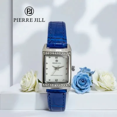 Đồng hồ nữ PierreJill Đồng hồ thắt lưng vuông Đồng hồ thời trang phù hợp Quà tặng ngày lễ Đồng hồ ưa thích Đồng hồ thạch anh nguyên bản 1792LP