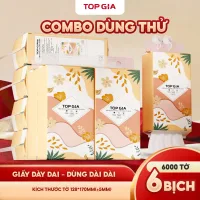 Khăn Giấy treo tường Top Gia Tiểu Hạ, Giấy vệ sinh 6 bịch 1000 tờ, an toàn cho mọi làn da dùng cho mọi không gian