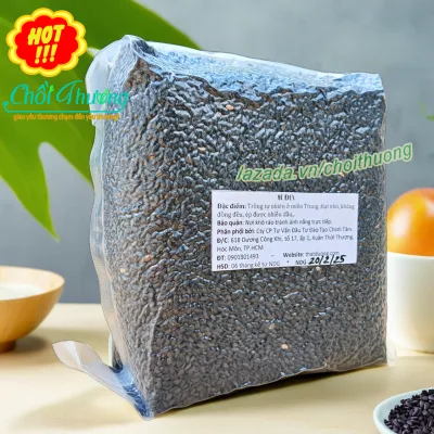Pure Organic Black Sesame Seeds (Clean, Raw, Organic, NON-GMO) Perfect for baking, making desserts and sesame milk, sesame salt, roasting and grinding, or as food for babies during weaning