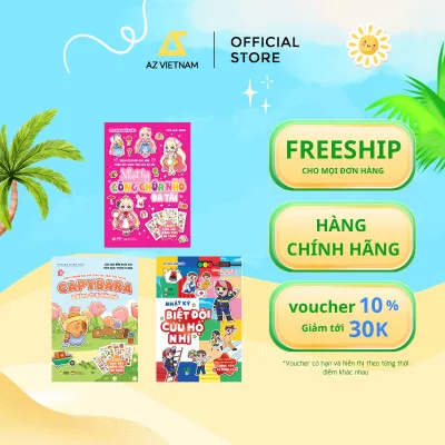 Sách Thiếu Nhi Cho Bé - Bộ 3 Cuốn SÁCH STICKER Bóc Dán