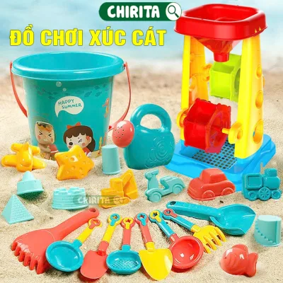 Đồ Chơi Xúc Cát Cho Bé Vui Nhộn 14 Chi Tiết/18 Chi Tiết - Bộ Đồ Chơi Đi Biển Mùa Hè Trẻ Em Chirita