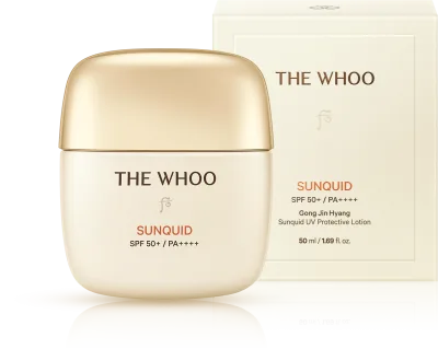 Whoo Gjh Sunquid Uv Protective Lotion Moisturizing and Skin-Soothing Sunscreen