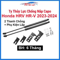 Bộ 2 ty chống nắp capo ô tô HRV HR-V 2023 2024, ben hơi thủy lực trợ nâng nắp xe kèm phụ kiện lắp