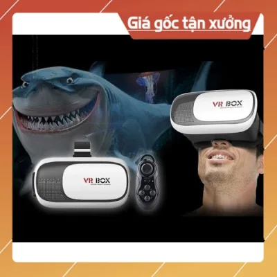 Kính thực tế ảo VR Box thế hệ 2 (Full box Đen phối trắng) (Shop Thảo 6688)