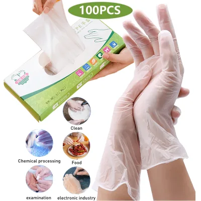 MiraLife Hộp 100 Găng Tay Nhựa TPE Trong Suốt Siêu Dai Đàn Hồi Dùng 1 Lần Tiện Lợi