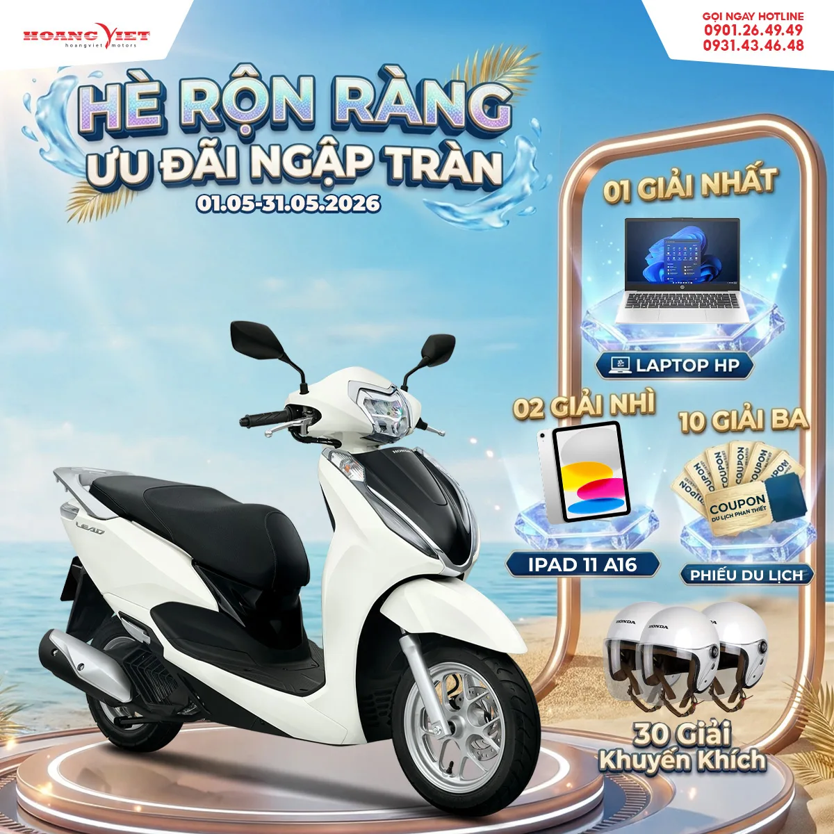 Xe Máy Honda LEAD 125cc 2026 - Phiên Bản Cao Cấp