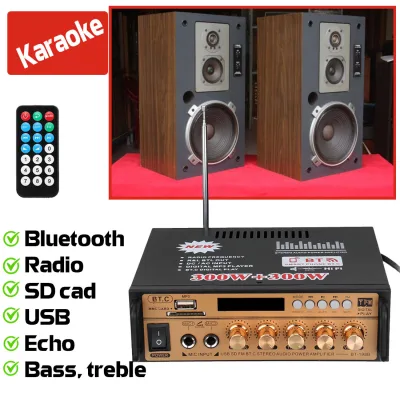 Amly bluetooth, Amply Hát Karaoke Tại Nhà. Ampli Bluetooth Tely Blj253 Đa Năng Tích Hợp Fm,Cổng Usb,Thẻ Sd,2 Cổng Mic Hát Công Suất Lớn - Sự Hài Lòng Của Bạn Là Đam Mê Của Chúng Tôi