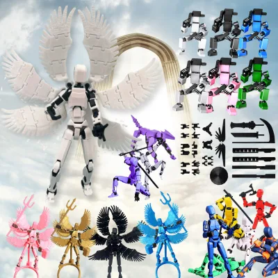 In 3D Đồ Chơi Lắp Ráp Mô Hình Articulado Nhân Vật Hành Động Trẻ Em Nhiều Khớp Di Chuyển Di Chuyển Được Búp Bê Giải Nén