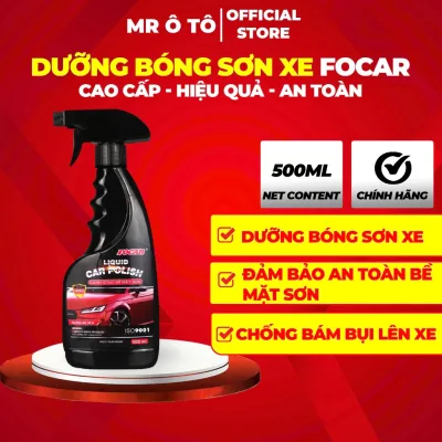 Dưỡng Bóng Sơn Xe Ô Tô Cao Cấp - Xịt Bóng Bảo Vệ Bề Mặt Sơn, Chống Bám Bụi (500ml)