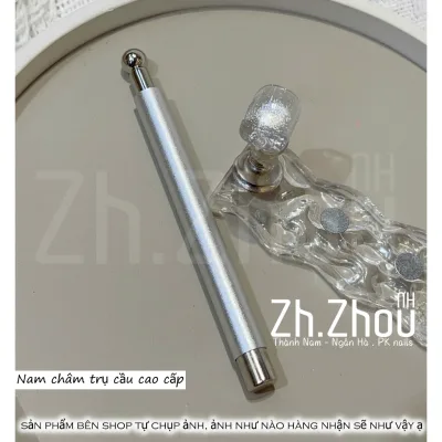 Nam châm 2 đầu mix bi tròn, tạo nam châm mắt mèo nghệ thuật làm nail