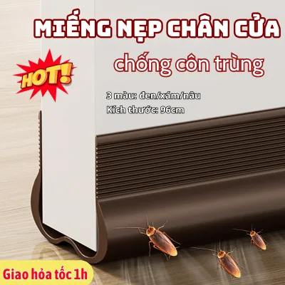 SG.DECOR Nẹp Chắn Cửa Đa Năng – Ngăn Gió Lùa, Côn Trùng, Bụi Mịn, Giữ Nhiệt & Giảm Ồn Tối Ưu