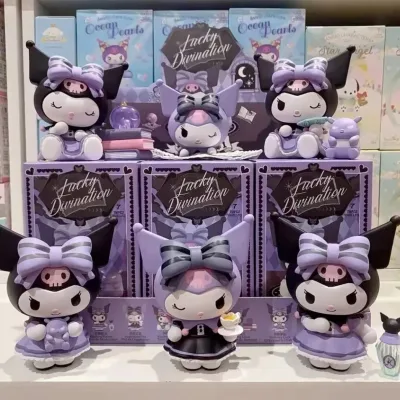 Bộ 6 Mô Hình Kuromi Sanrio FULL BOX, Nhân Vật Hoạt Hình Yêu Thích, Mô Hình Cao 7cm, Decor Trang Trí, Bộ Sưu Tập