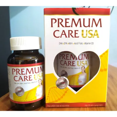 Premum care usa bổ sung DHA SẮT VÀ VITAMIN, KHOÁNG CHẤT CHO MẸ BẦU bồi bổ sức khỏe, nâng cao sức đề kháng