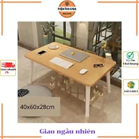 Bàn học gấp gọn chân nhựa ngồi bệt - giao màu ngẫu nhiên