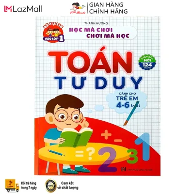 Thinking books for children from 4-6 years old-math learning method for children to develop confidence in first grade