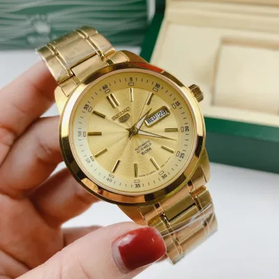 Miễn Phí Vận Chuyển - [ KING TOP] Đồng hồ cơ nam lộ máy automatic selk0 size 40mm vỏ vàng fullbox dây kim loại chống nước vỏ thép không gỉ thời trang thể thao sang trọng