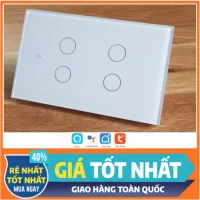 Công tắc thông minh TUYA WIFI +RF433 nút cảm ứng  điều khiển, hẹn giờ từ xa qua điện thoại