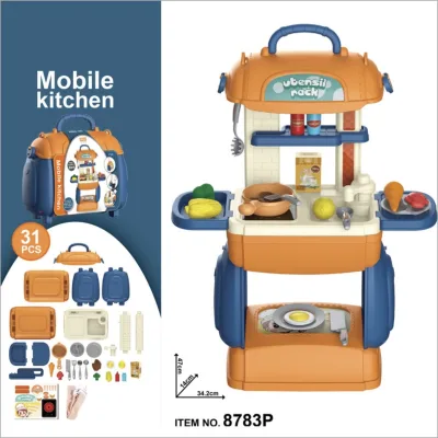 Đồ Chơi nấu ăn làm đầu bếp cho bé Mobile Kitchen USA - BestMartVN