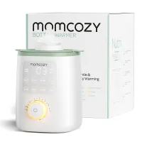 Momcozy hâm bình sữa bé cho sữa mẹ sữa công thức thực phẩm, làm nóng nhanh, đầy đủ chất dinh dưỡng bảo quản, One-Touch dễ dàng sử dụng, đèn ban đêm cho ban đêm cho con bú, sơ sinh yếu tố cần thiết cung cấp quà tặng cho mẹ