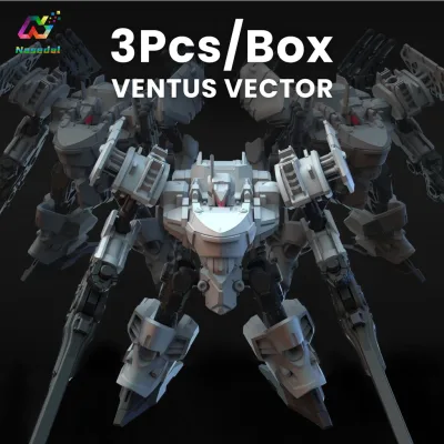 Sheik Mainland 3 Cái / hộp Muge-R2 Ventus Vector Tỉ Lệ 1 / 60 Anime Robot Nhân Vật Hành Động Bộ Mô Hình Trọn Bộ Đội Lắp Ráp Mô Hình Bộ Sưu Tập Quà Tặng