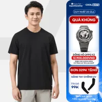 Áo thun nam Cotton Compact phiên bản Premium chống nhăn vải thoáng mát co giãn tốt Coolmate