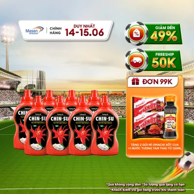 Combo 8 chai Tương Ớt CHIN-SU 250G (Bao bì có thể thay đổi theo đợt nhập hàng)
