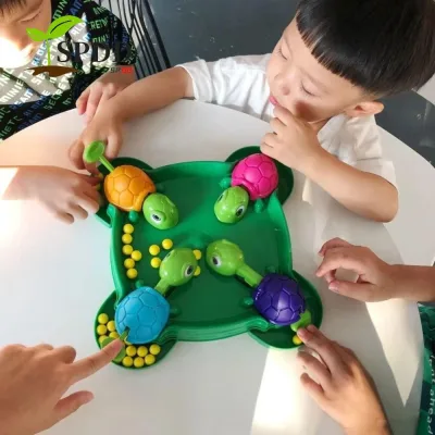 SPDD Hungry Turtle Board Game, Trò chơi trên bàn Rùa di động Ăn đậu Trò chơi bảng, Trò chơi xếp hình Montessori nhiều người chơi vui nhộn sáng tạo Đồ chơi tương tác Trẻ em Bé trai Bé gái