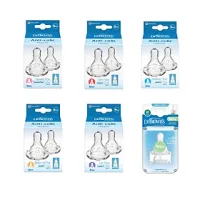 Hộp 2 núm ty thay thế bình sữa Dr.Brown's cổ thường ( cổ hẹp ) dòng Options Plus