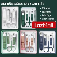 Lazmall Hunts for Flash Sale 6-Piece Nail Clipper Set - Nail Clipper, File and Cutter Set - Nail Detailing Tool Set, Convenient for Daily Personal Care.