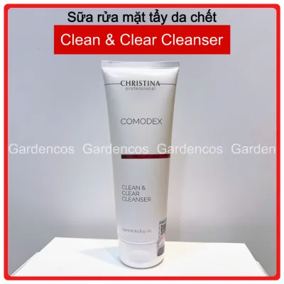 Christina Comodex Clean & Clear Sữa Rửa Mặt Tẩy Da Chết Cho da dầu mụn 250ml - Gardencos