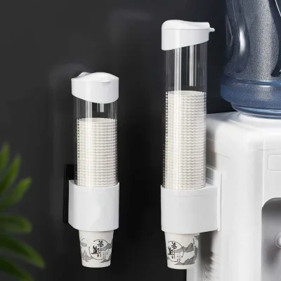 Giá rút ly tròn,Giá Đỡ Ly Giấy Dùng Một Lần, Gắn Tường, Chống Bụi, thân thiện với môi trường, tiện dụng và bền BIGBA