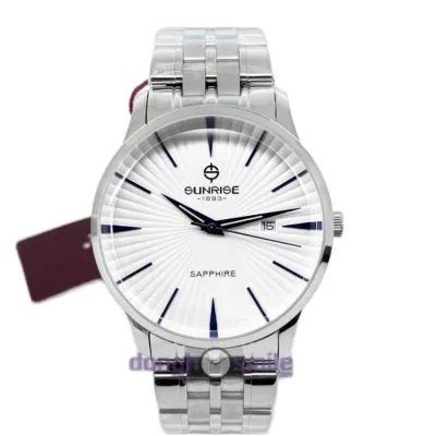 Đồng hồ chính hãng Sunrise 1221SA, mặt kính Sapphire Glass, chống trầy, chống nước 3ATM