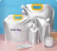 Túi nhôm đa năng có quai xách đựng thực phẩm, nước, đồ uống, rươu, nước lẩu 1L 1.5L 2L 2.5L 5L 10L