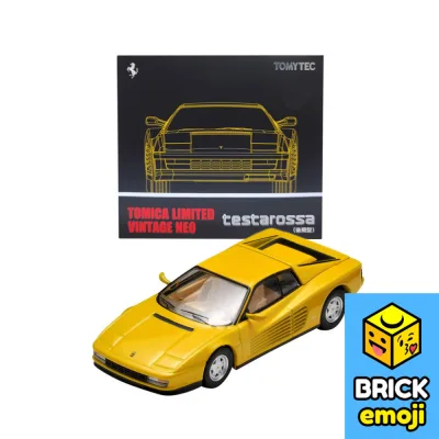 TOMYTEC TLVN Ferrari Testarossa Yellow 1/64 Đồ chơi mô hình xe hơi