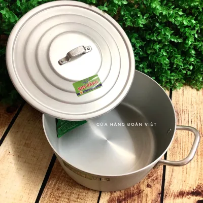 DV - Nồi Nhôm Kim Hằng Cao Cấp - 20cm. Nồi nấu cơm, nấu canh - Đồ Gia Dụng nhà bếp pha chế làm bánh nguyên liệu