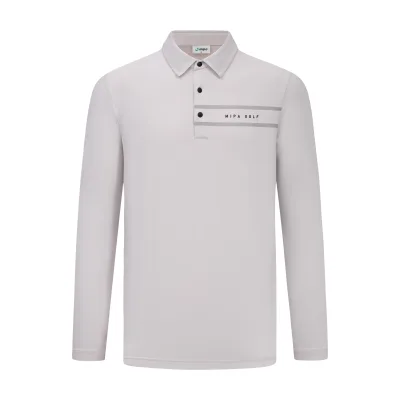 Mipa Men's Long-Sleeved Golf Polo Shirt Made of Super Absorbent, Quick-Drying Material, Uv Protection and 4-Way Stretch Nicky Top - Long Sleeve