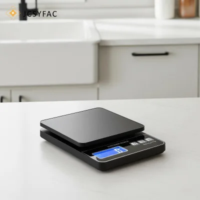 JCSYFAC LCD Kỹ Thuật Số Cân Nhà Bếp 5kg Chính Xác Di Động Đo Thực Phẩm Dụng Cụ Nướng Bánh Dụng Cụ Nấu Ăn Nhà Bếp Mới