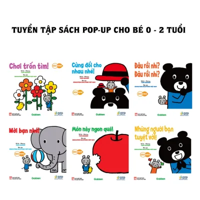 Sách - Dtpbooks - Trọn bộ sách Lift the Flap - Sách Pop-up - Tủ sách Ehon cho bé